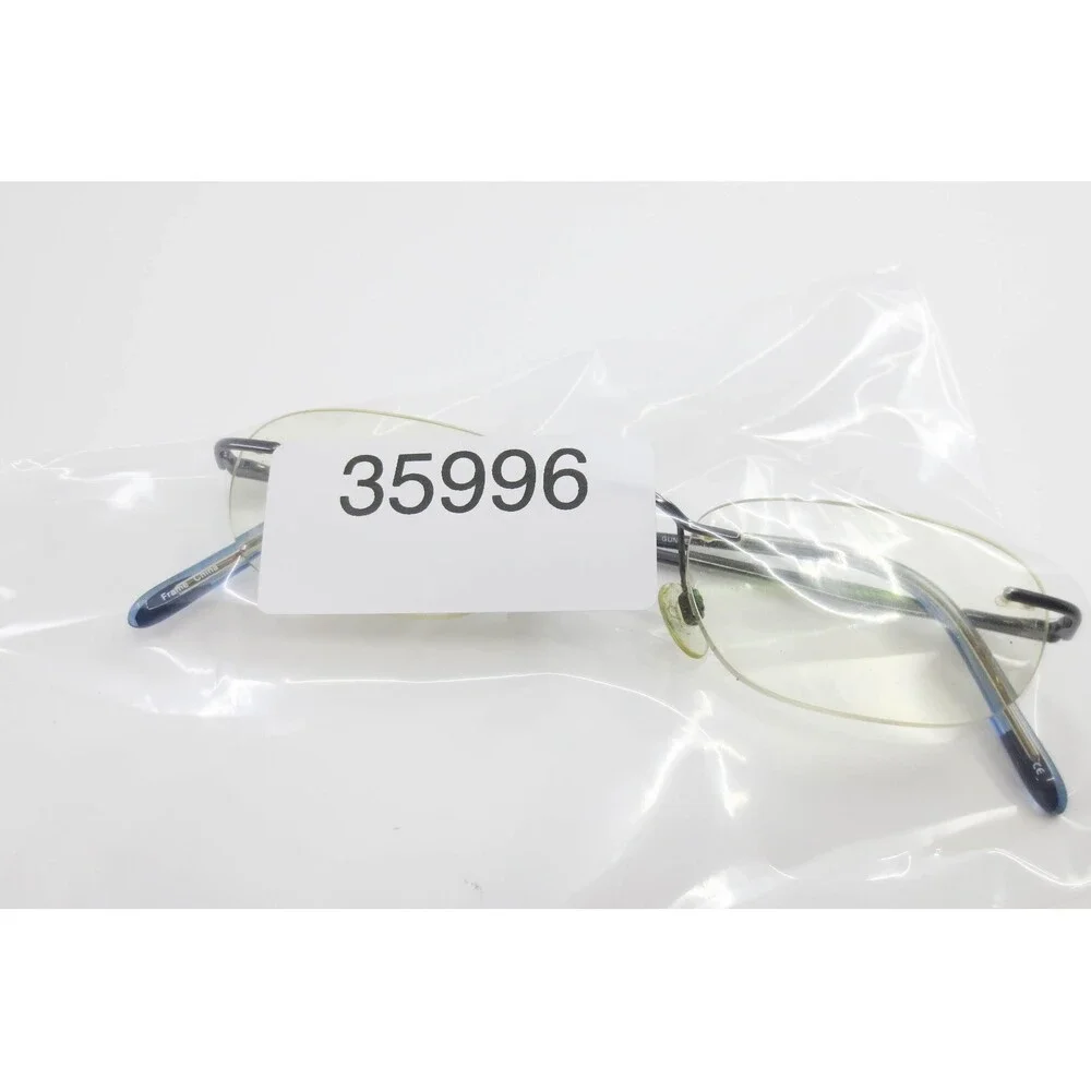 Ocean Pacific OP Eyeglasses Rimless Gunmetal Rectangular Frames L140mm 48-17-140